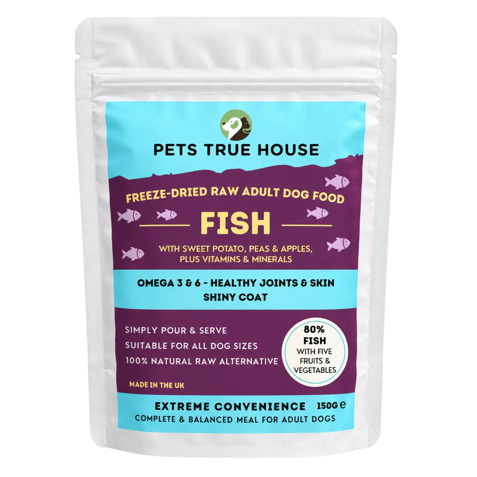 Freeze-Dried Raw Fish Adult Dog Food