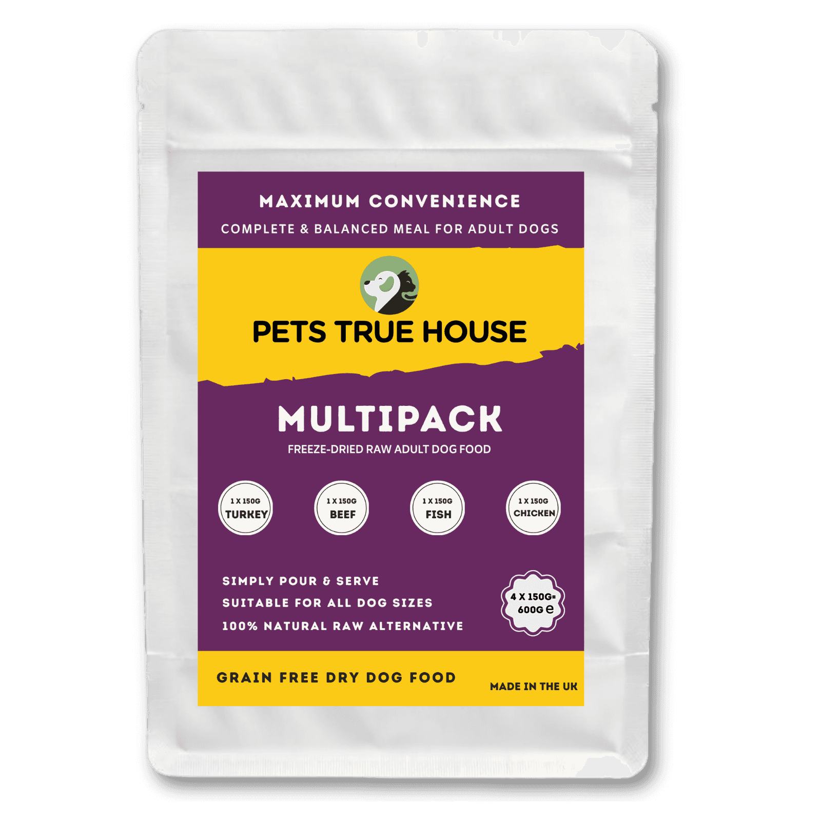 Adult Dog Food - Multipack, 4 x 150G