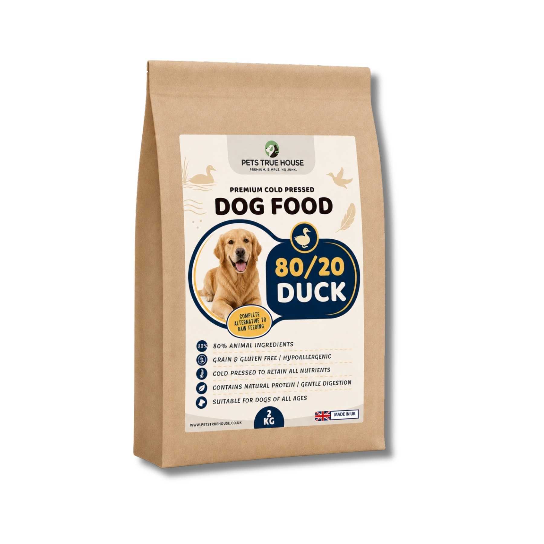 80/20 Duck Cold-Pressed Dog Food