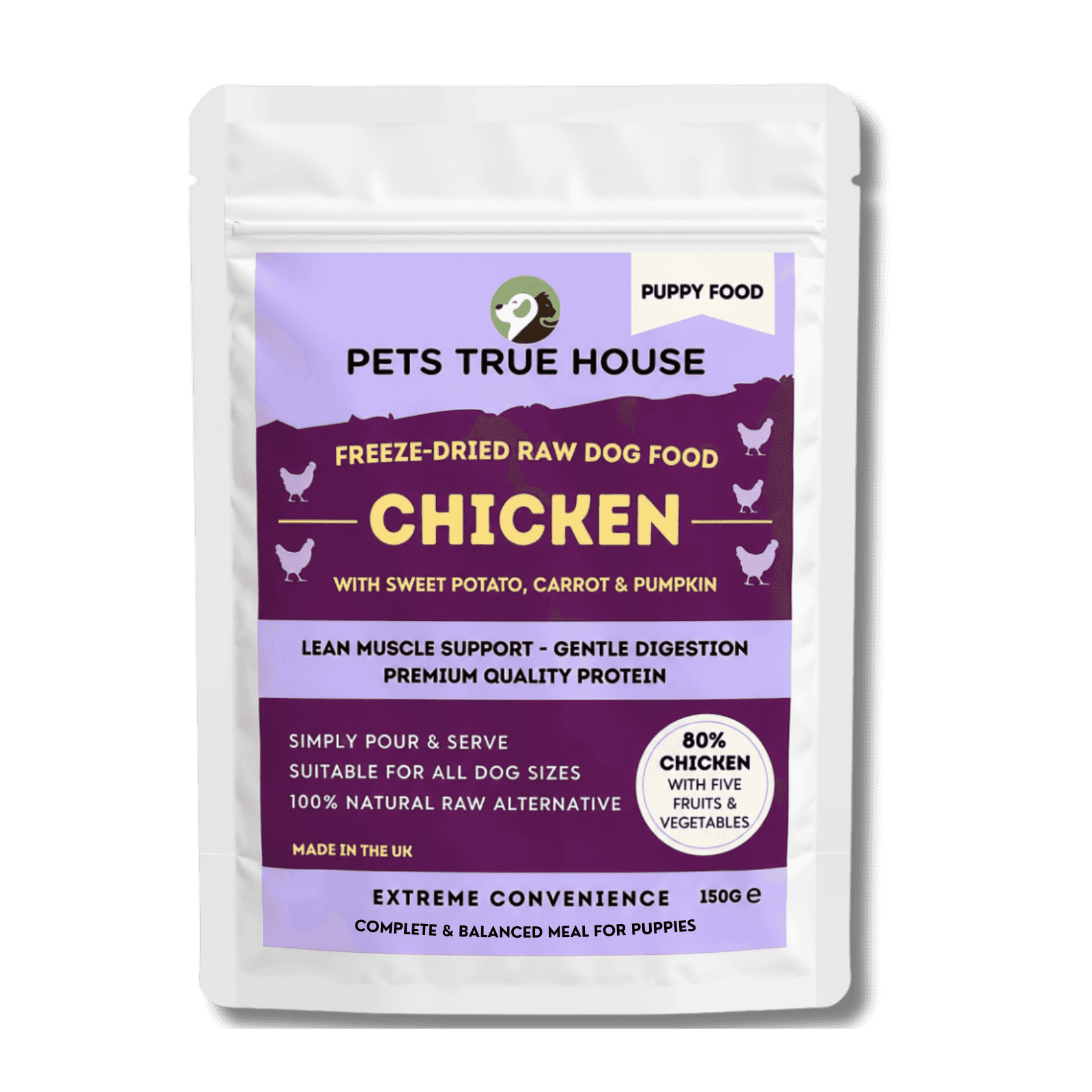 Freeze-Dried Raw Chicken Puppy Food