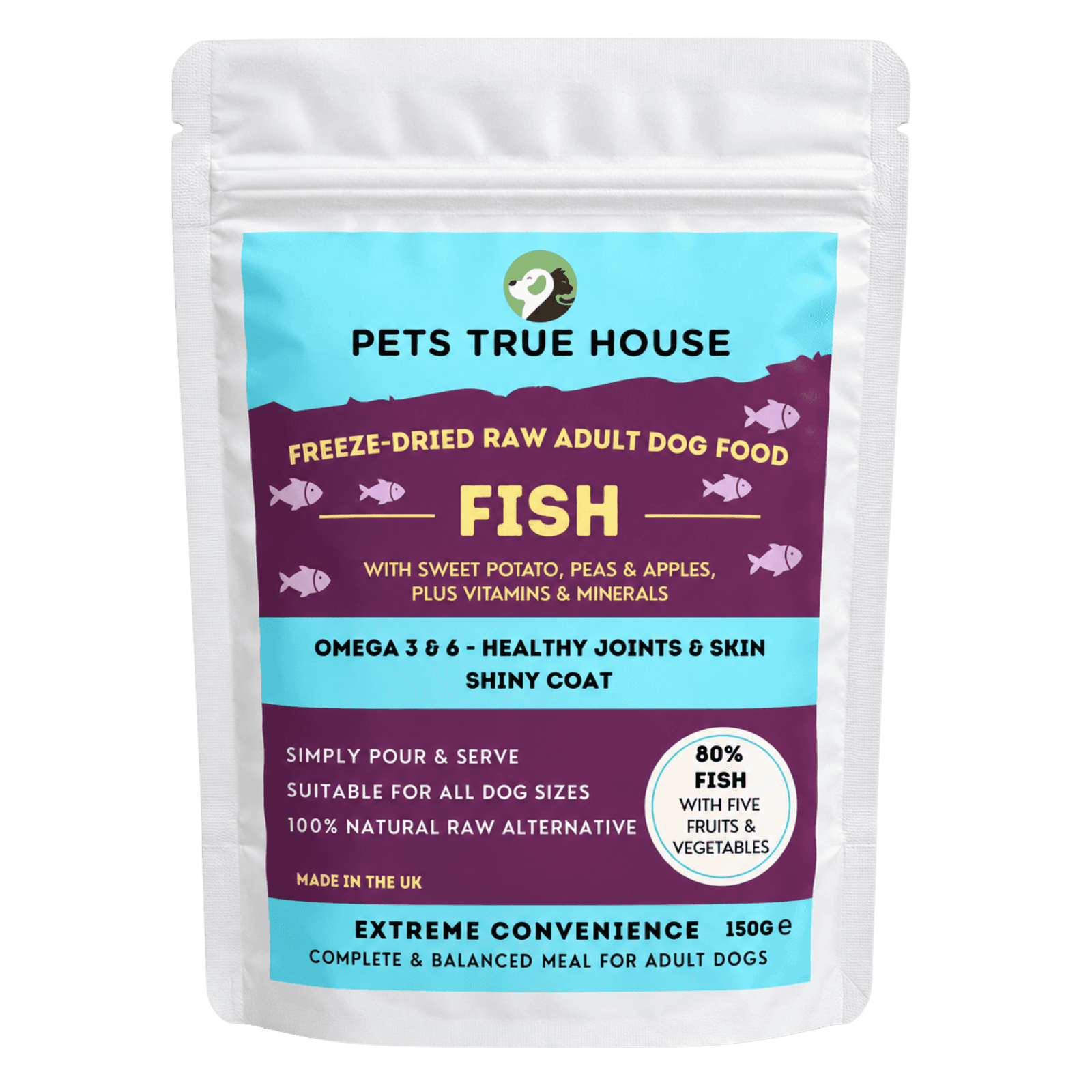 Freeze-Dried Raw Fish Adult Dog Food